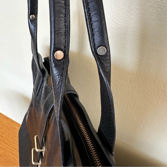 Foley + Corinna Large Black Leather Bag - Picture 6 of 15